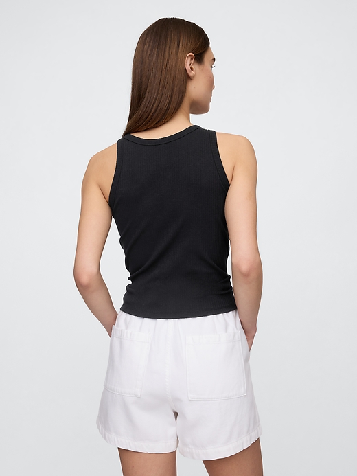 Image number 2 showing, Ribbed Scoopneck Tank Top
