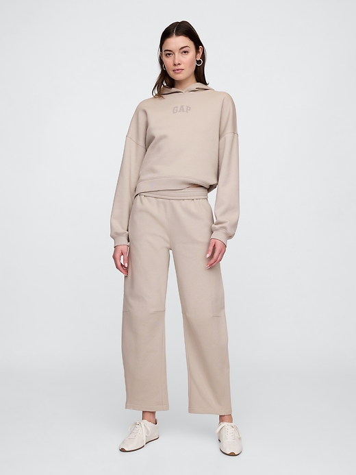 Image number 3 showing, Relaxed Gap Mini-Logo Cropped Hoodie