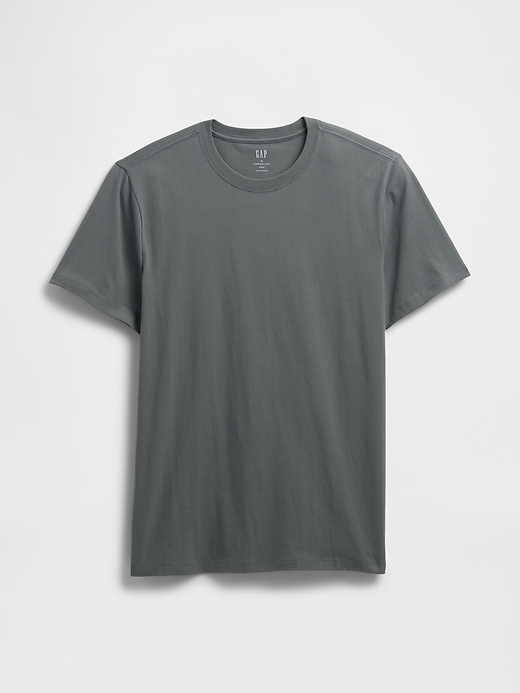 L'image numéro 5 présente T-shirt ras du cou doux de tous les jours