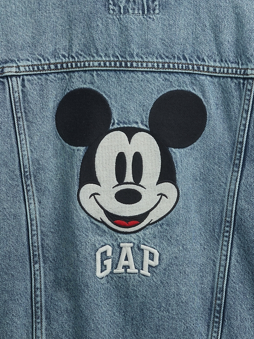 Image number 3 showing, GapKids × Disney Mickey Mouse Relaxed Icon Denim Jacket