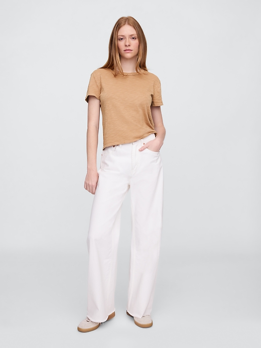 Image number 3 showing, ForeverSoft Shrunken Crewneck T-Shirt