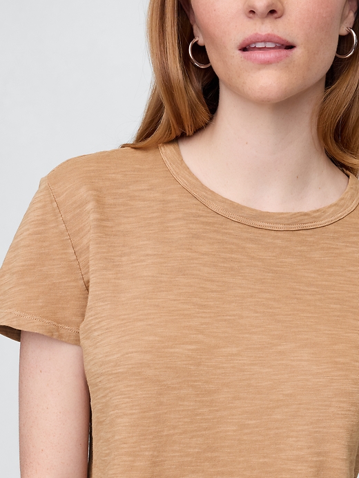 Image number 4 showing, ForeverSoft Shrunken Crewneck T-Shirt