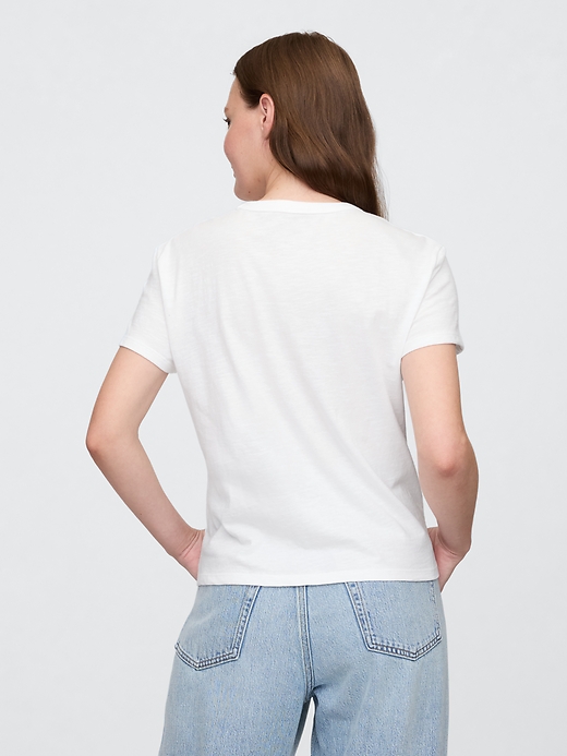 Image number 2 showing, ForeverSoft Shrunken Crewneck T-Shirt