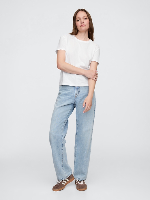 Image number 3 showing, ForeverSoft Shrunken Crewneck T-Shirt