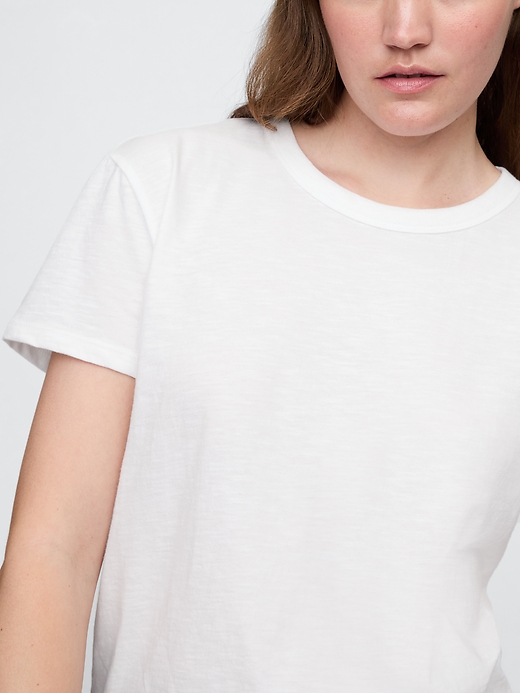 Image number 4 showing, ForeverSoft Shrunken Crewneck T-Shirt