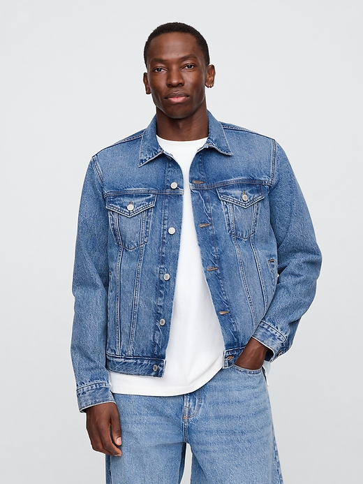 Gap × Disney Mickey Mouse Icon Denim Jacket | Gap Factory