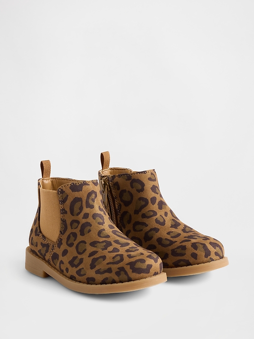 Image number 2 showing, Toddler Leopard Chelsea Boots