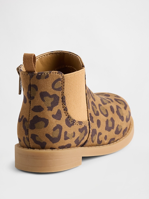 Image number 4 showing, Toddler Leopard Chelsea Boots