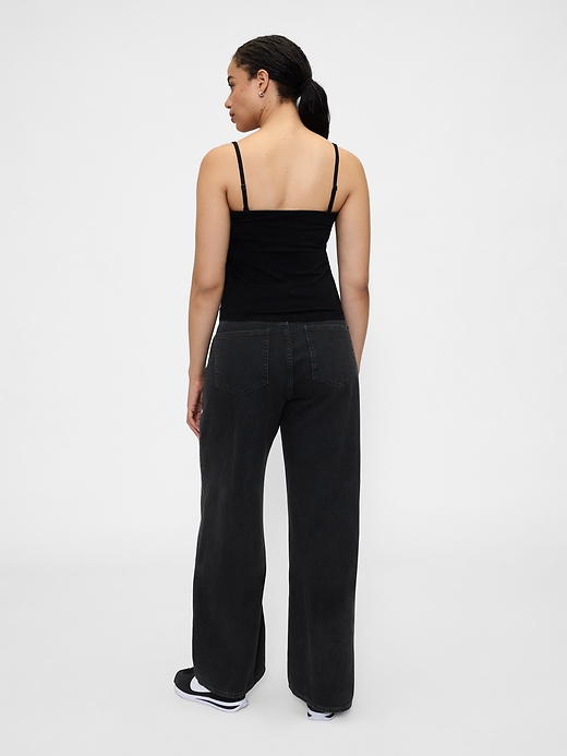 Image number 6 showing, High Rise Wide-Leg Jeans
