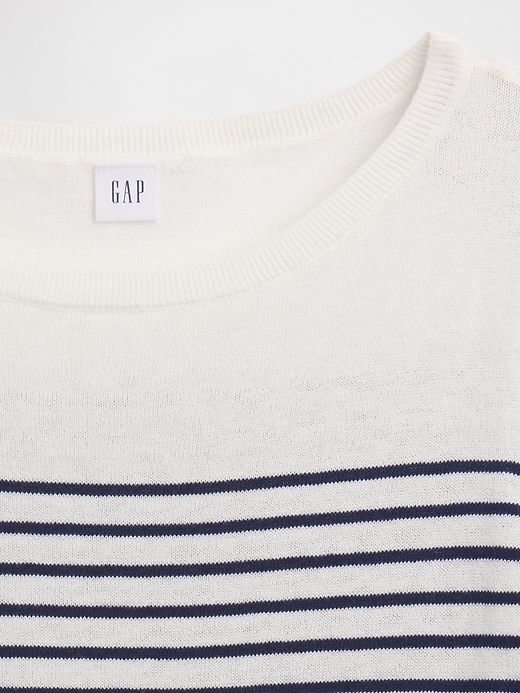 Image number 4 showing, Relaxed Stripe Boatneck Sweater