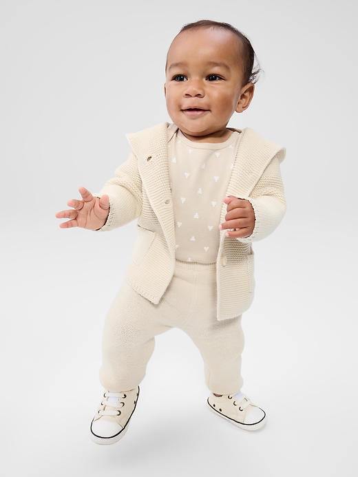 Image number 2 showing, Baby Bear Garter Cardigan