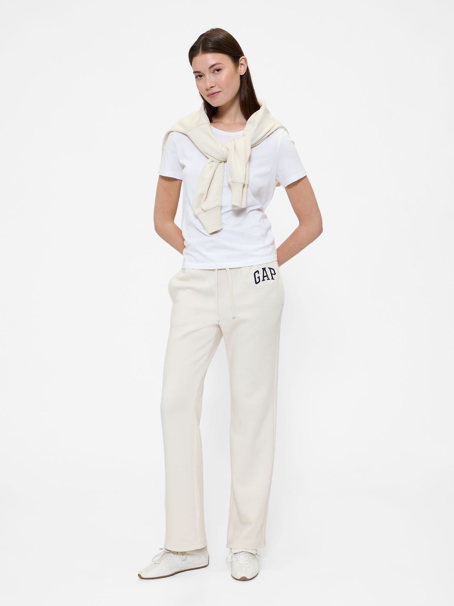 Gap Logo Straight Sweatpants | Gap Factory