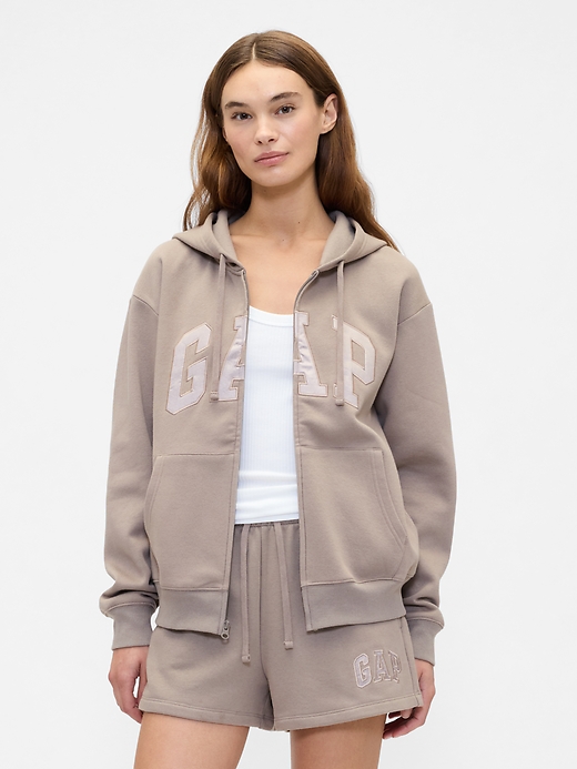 Image number 1 showing, Relaxed Gap Logo Zip Hoodie