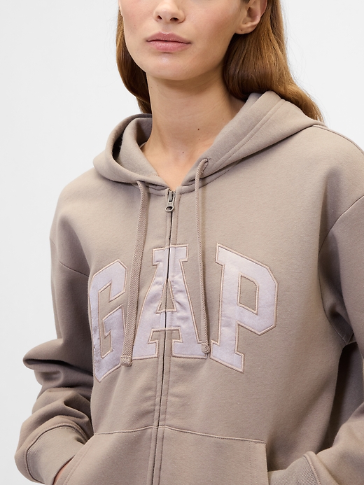 Image number 4 showing, Relaxed Gap Logo Zip Hoodie