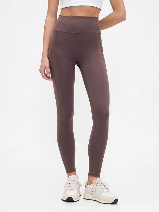 Image number 1 showing, GapFit Sky High Studio Pocket Leggings