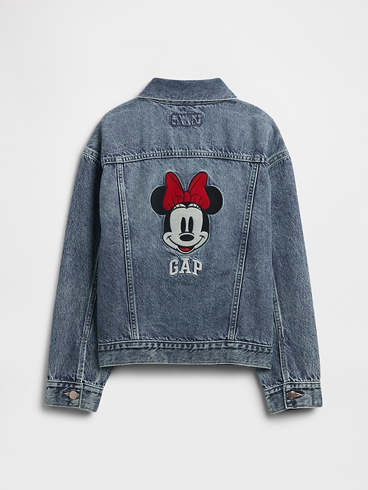 Image number 1 showing, GapKids × Disney Minnie Mouse Relaxed Icon Denim Jacket