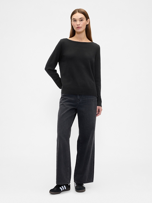 Image number 3 showing, Relaxed Boatneck Sweater