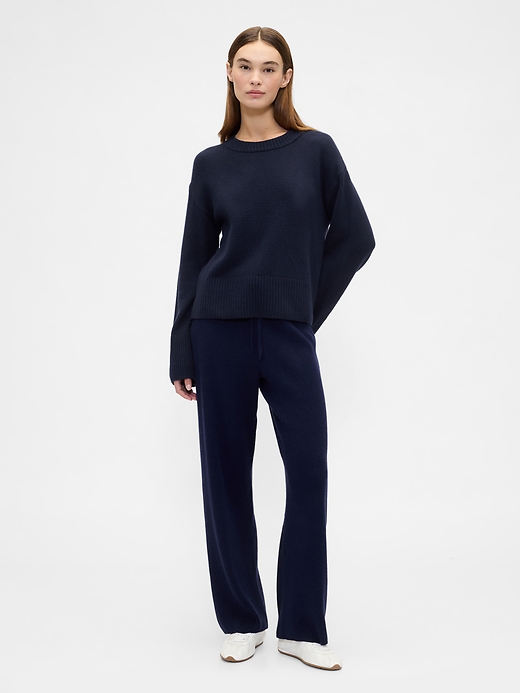 Image number 3 showing, CashSoft Relaxed Crewneck Sweater