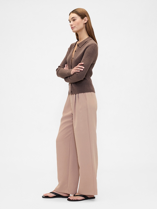 Image number 3 showing, Easy Crepe Trousers