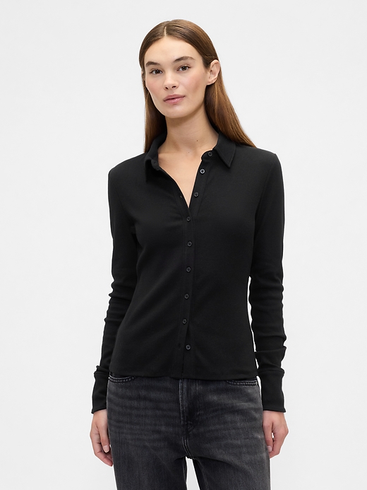 Image number 1 showing, Ribbed Shirt