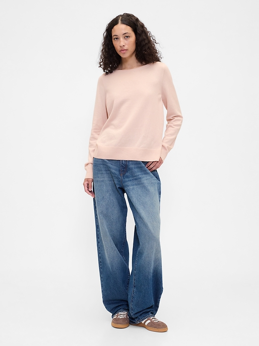 Image number 3 showing, Relaxed Boatneck Sweater