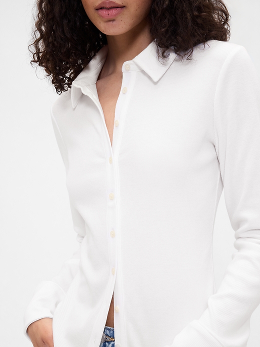 Image number 4 showing, Ribbed Shirt