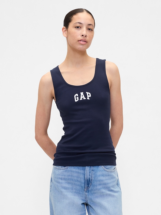 Image number 1 showing, Gap Logo Ribbed Tank Top