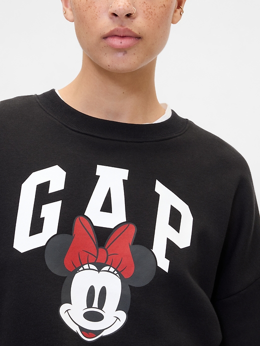 Image number 4 showing, Gap × Disney Minnie Mouse Oversized Logo Sweatshirt