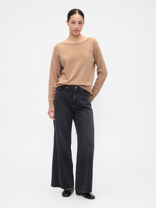 Image number 3 showing, Relaxed Boatneck Sweater