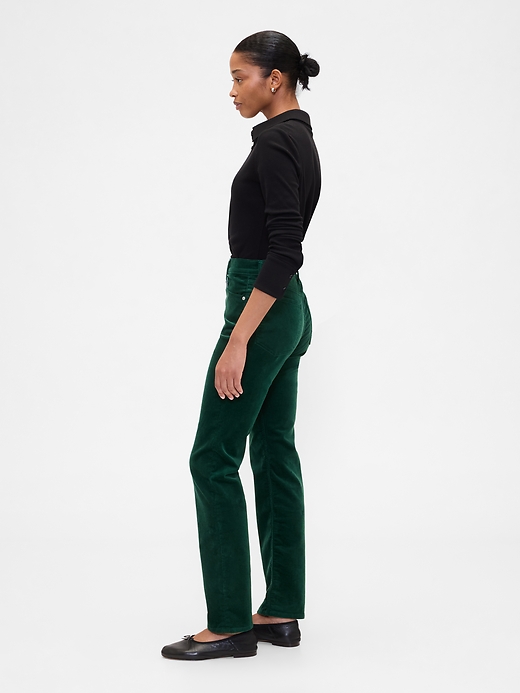 Image number 3 showing, High Rise '90s Original Straight Corduroy Pants