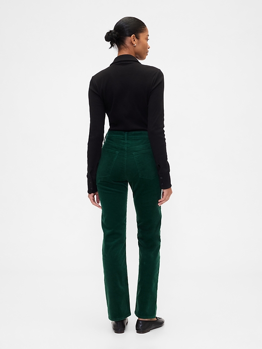 Image number 4 showing, High Rise '90s Original Straight Corduroy Pants