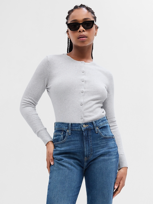 Image number 1 showing, Crewneck Cardigan