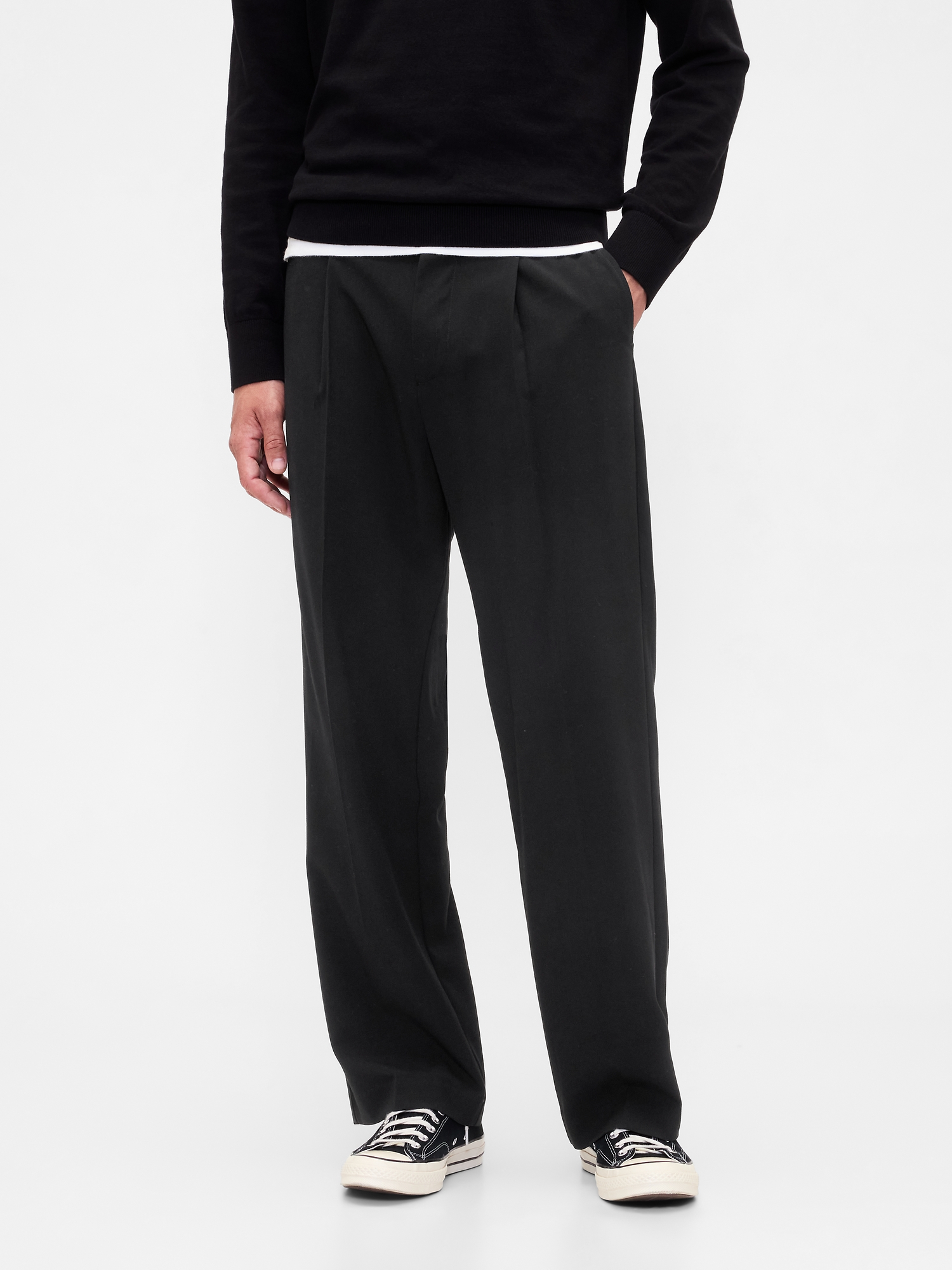 Relaxed Pleated Trousers | Gap Factory