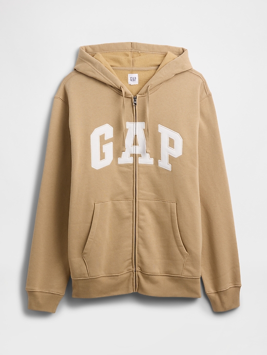Image number 4 showing, Adult Relaxed Gap Logo Zip Hoodie