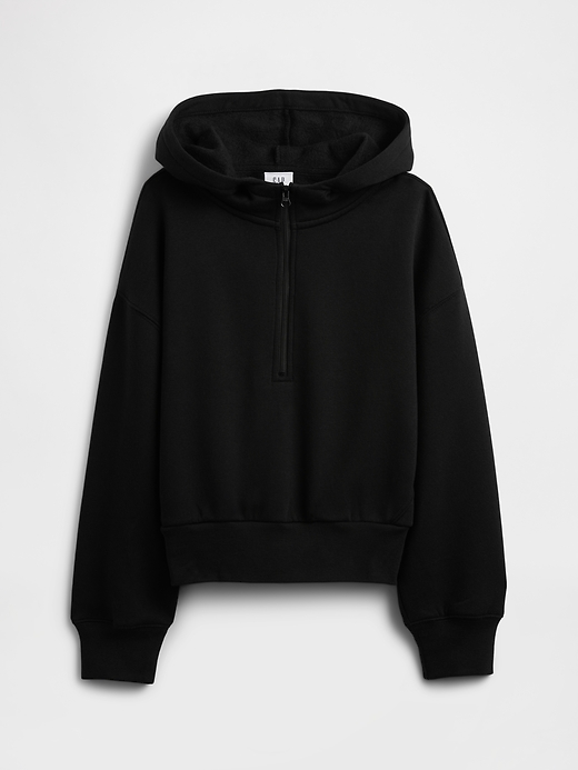 Image number 1 showing, Kids Relaxed Half-Zip Fleece Hoodie
