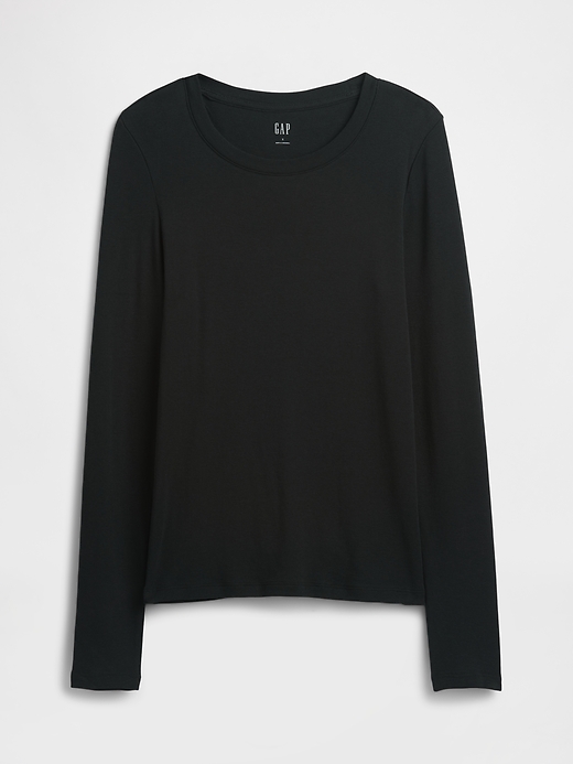 Image number 5 showing, Modern Ribbed Crewneck T-Shirt