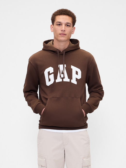 Image number 1 showing, Adult Relaxed Gap Logo Hoodie