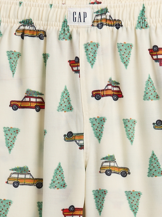 Image number 3 showing, Kids 100% Recycled Flannel PJ Pants