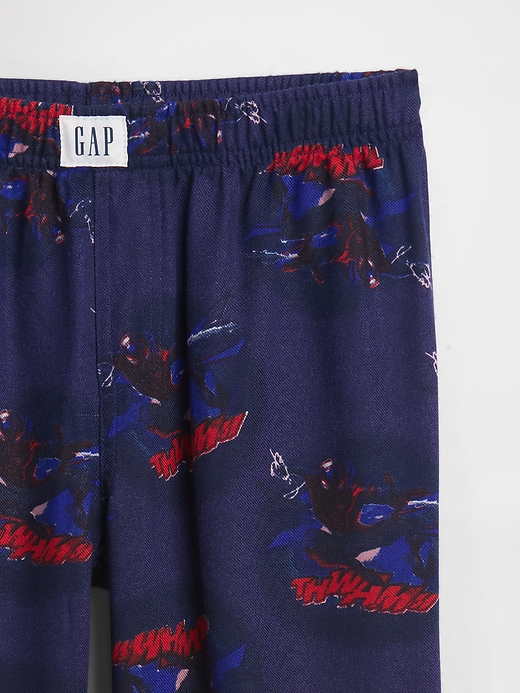 Image number 3 showing, GapKids × Marvel Spider-Man 100% Recycled PJ Pants