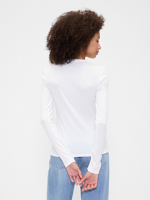 Image number 2 showing, Essential Ribbed Crewneck T-Shirt