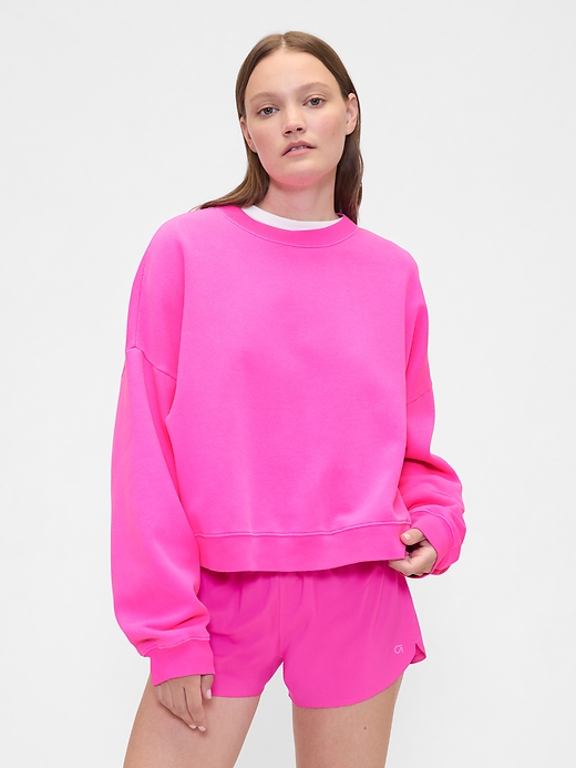 Image number 1 showing, Relaxed Wedge Crewneck Sweatshirt