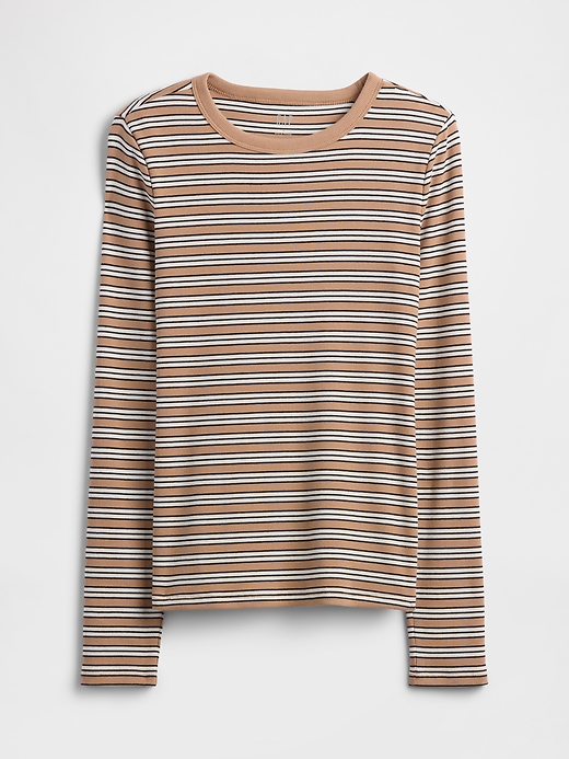 Image number 5 showing, Essential Ribbed Crewneck T-Shirt