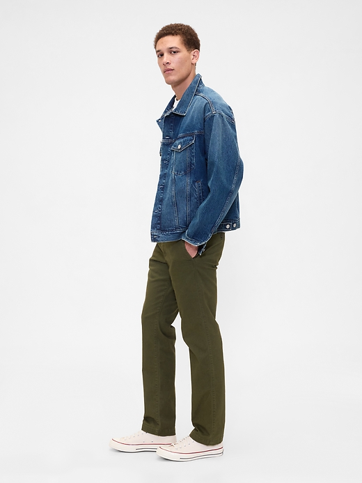 Image number 4 showing, GapFlex Essential Khakis in Straight Fit
