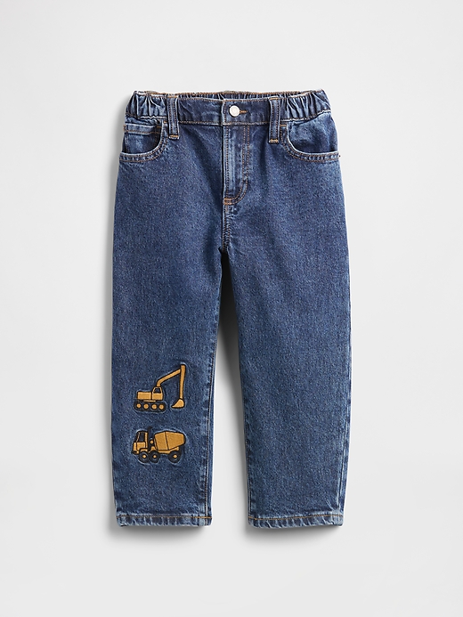 Image number 1 showing, babyGap Graphic Baggy Jeans