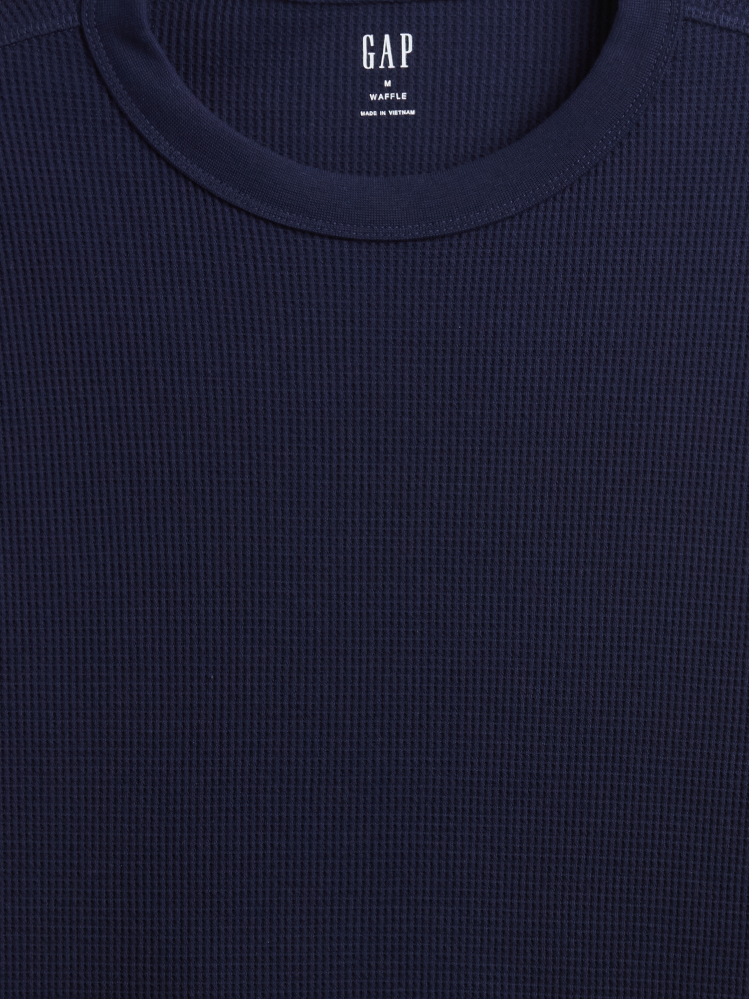 WAFFLE TEAM CREWNECK （M） Waffle-Knit Crewneck T-Shirt | Gap Factory