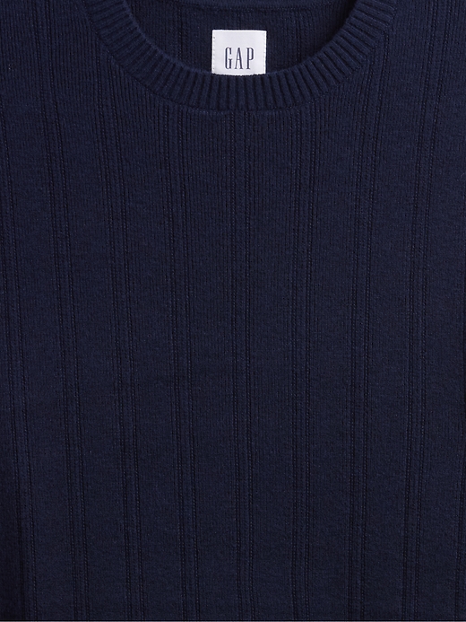 CashSoft Ribbed Crewneck Sweater | Gap Factory