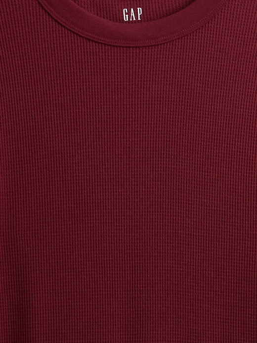 Image number 4 showing, Waffle-Knit Crewneck T-Shirt