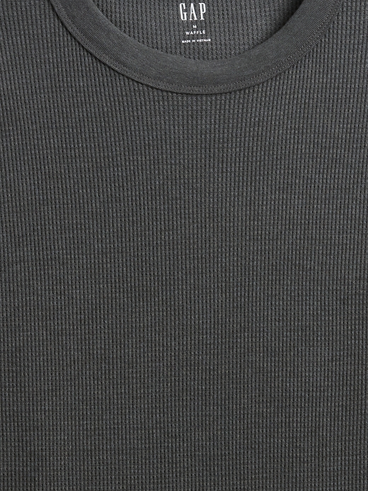 Image number 4 showing, Waffle-Knit Crewneck T-Shirt