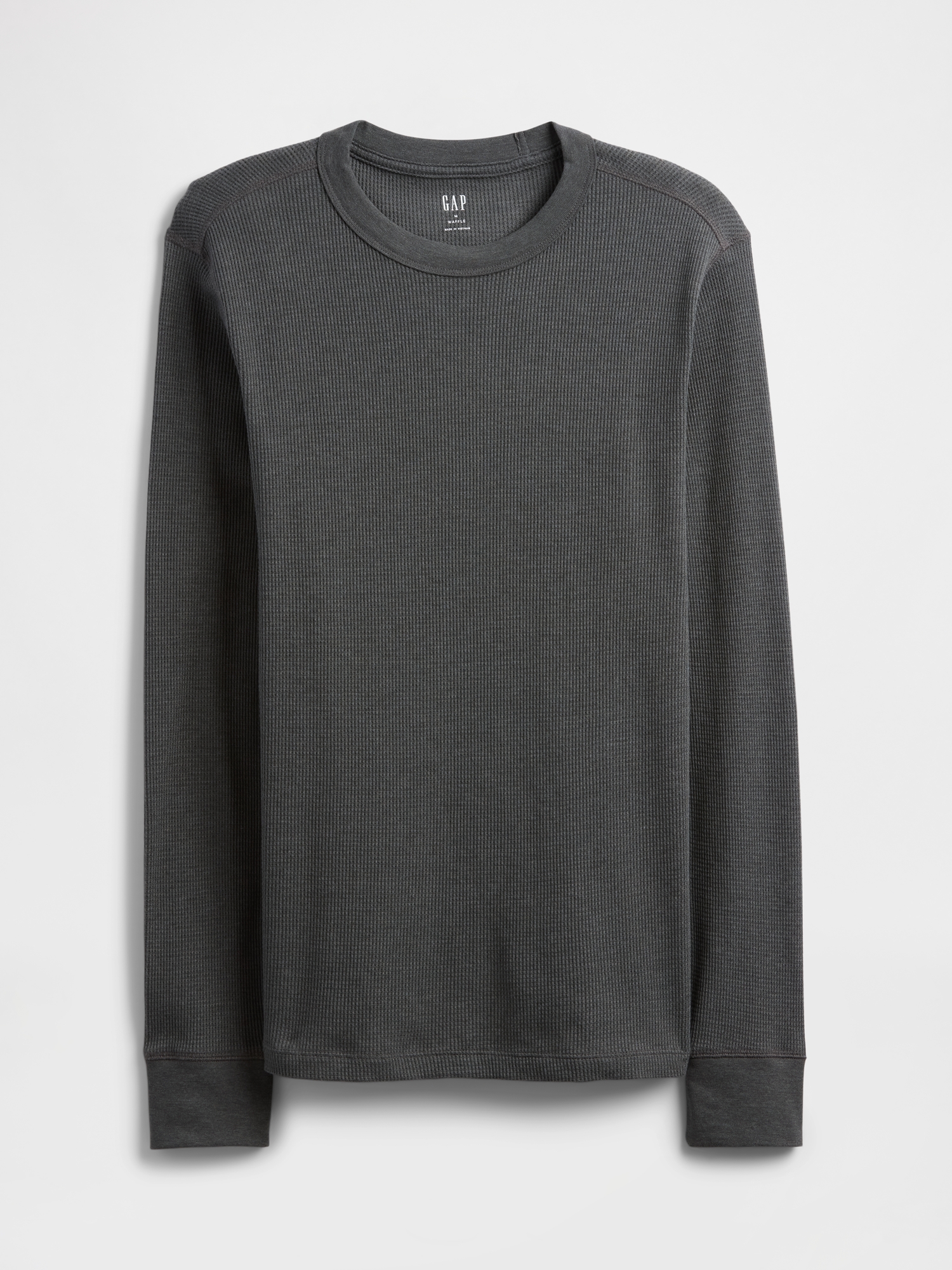 Waffle-Knit Crewneck T-Shirt | Gap Factory