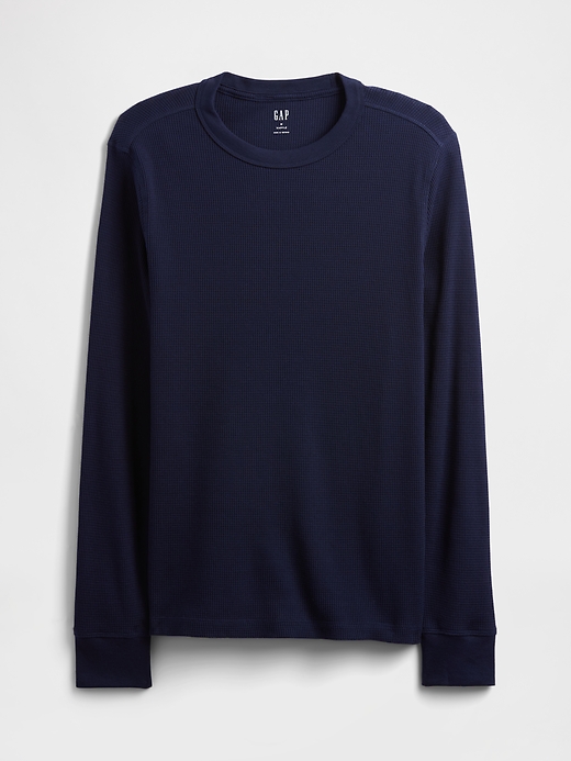 Image number 5 showing, Waffle-Knit Crewneck T-Shirt